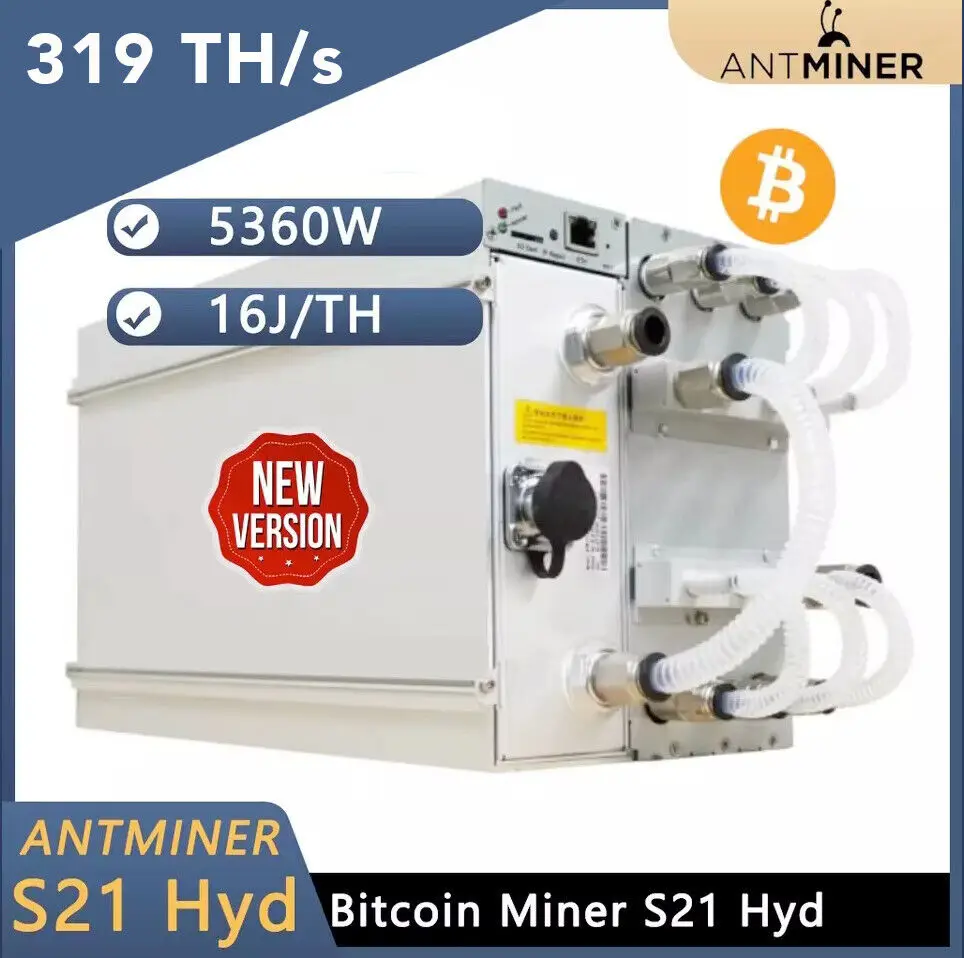 NA BUY 4 GET 2 Bitmain Antminer S21 Hydro 319T - Brand New Factory Sealed w/ Warranty