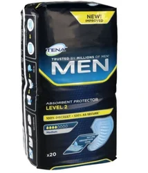 TENA level 2 adult diaper for men puts an end to the worry of prostate and postoperative urinary incontinence. (1 pack of 20)