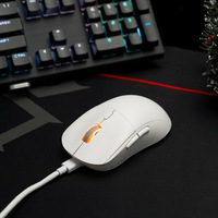 AJAZZ AJ199 Dual Mode Wireless Mouse Gaming PAW3395 2.4GHz Up To 26K DPI 65g Lightwei Office Ergonomic Computer Accessory Mouse
