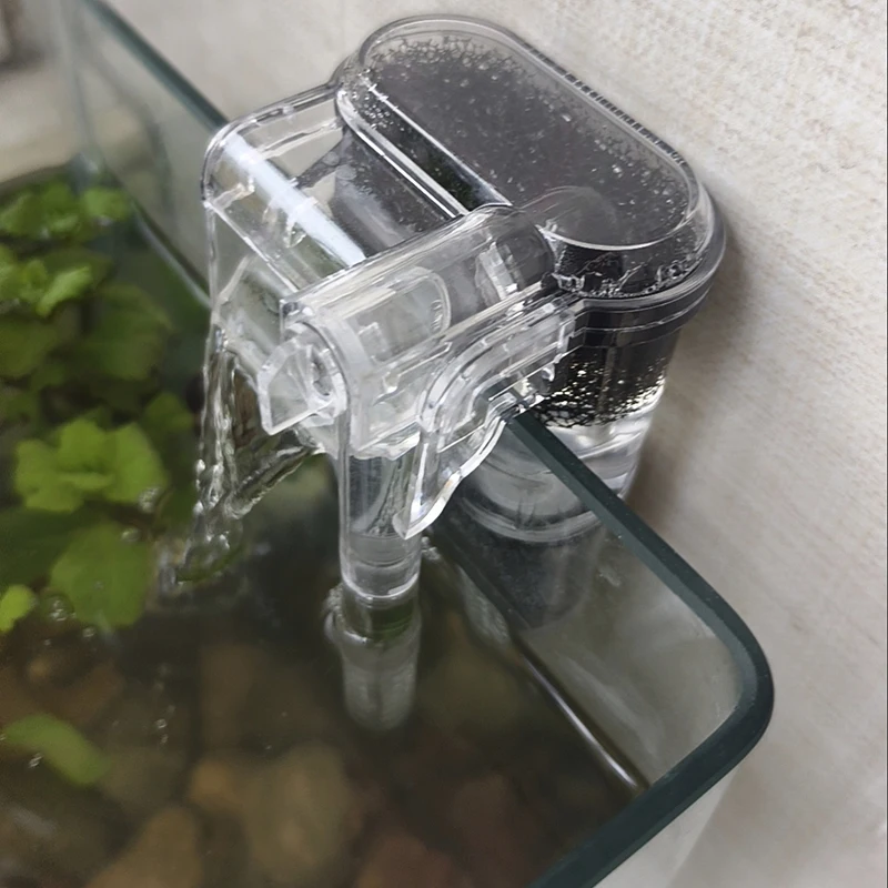 Neuer Aquarium-Hängefilter Mini-Filter für Fischbecken USB-Anschluss 2,5W Durchfluss 250H/L Geeignet für Aquarien unter 30cm