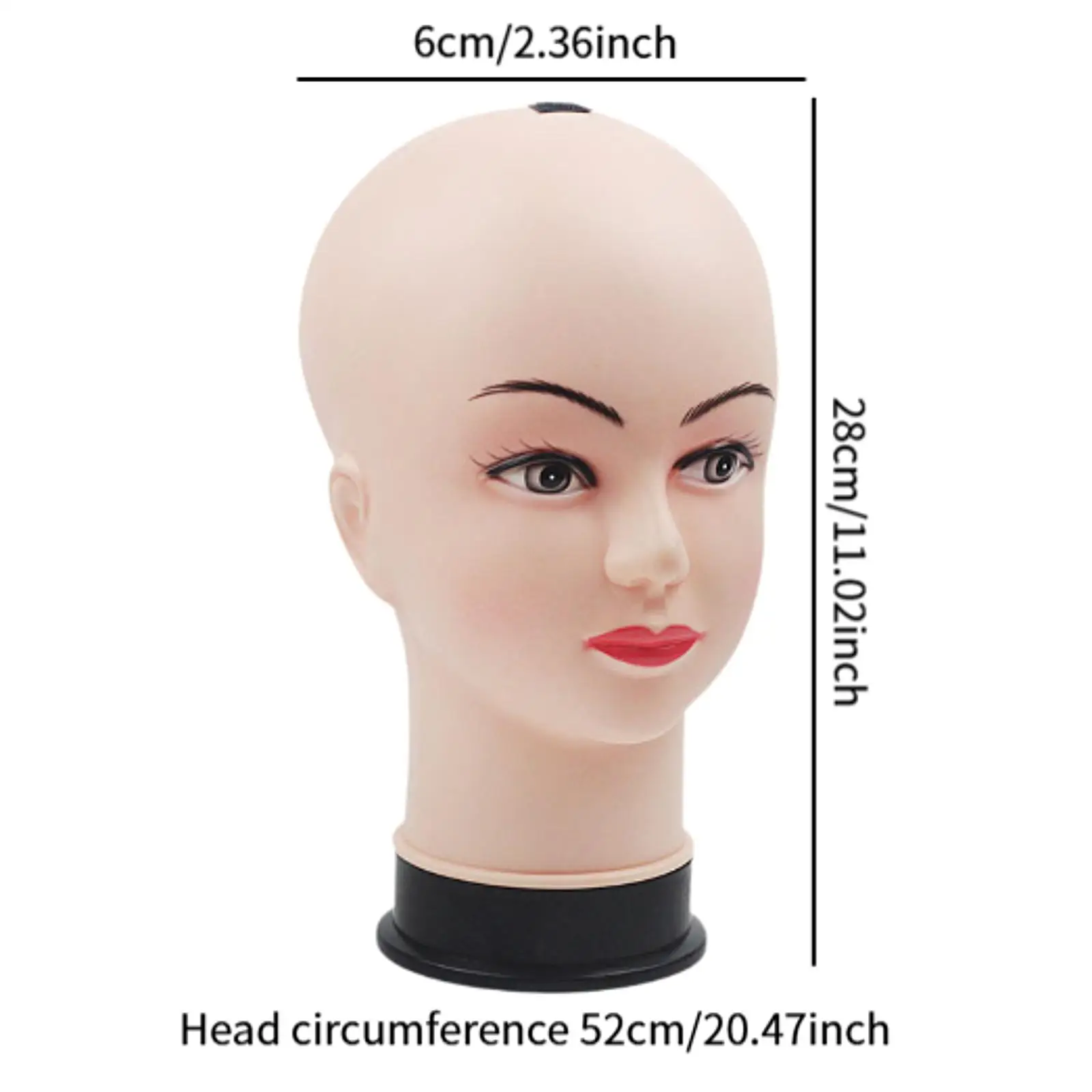 أنثى عارضة أزياء رئيس الدعامة شعر مستعار حامل واقعية عرض رئيس نموذج التصميم صنع عرض حامل لصالون القبعات قبعة ماكياج