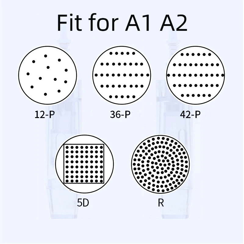 

10/15/50/100 шт. A1 A2 картриджи для игл для татуировки одноразовые иглы иглы для перманентного макияжа Microneedling