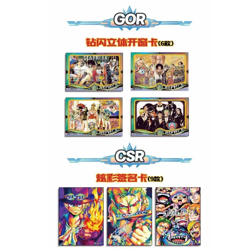 Wholesales One Piece Collection Cards Booster Box HAIWANGDIAN One Piece Film Red Rare Anime Trading Cards