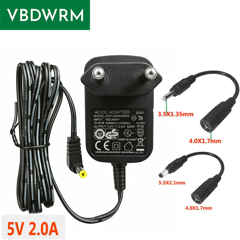 5V 2A Android TV Box Power Supply Adapter 5V EU Charger for Xiaomi TV Box S (3rd Gen) Xiaomi TV Box S 2nd Gen Power Cable