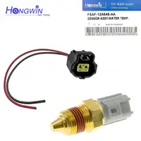 Sensor de temperatura del refrigerante y conector F5AF-12A648-AA, F5AF12A648AA para Ford F150 250 350 450 550 Lincoln Mazda B2300 Mercury