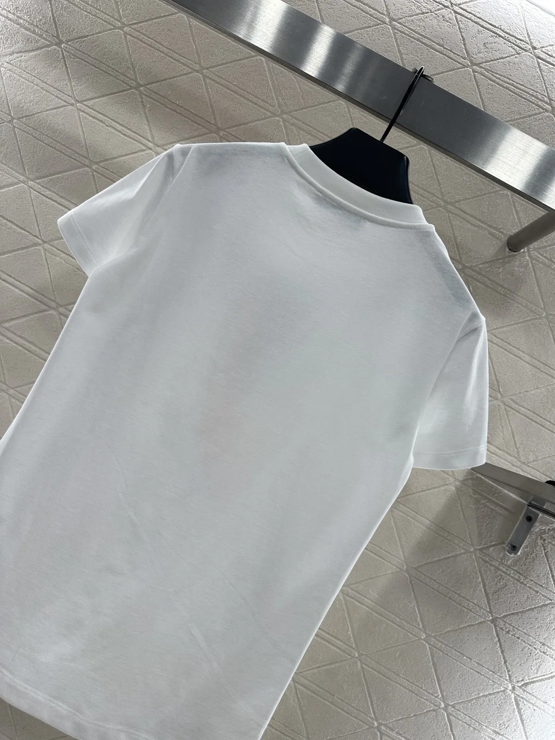 

Women's printed round neck cotton material, breathable and comfortable, slim fit short sleeved T-shirt