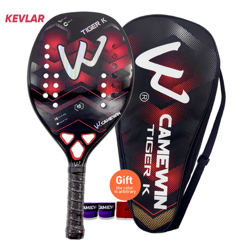 

Camewin Racket Tennis Female Professional Paddle 2024 Carbon Racket Beach Tennis Fiber Paddle Mens Paddle Shovel Tennis Bag