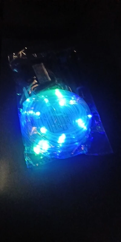 Guirlande solaire LED tube