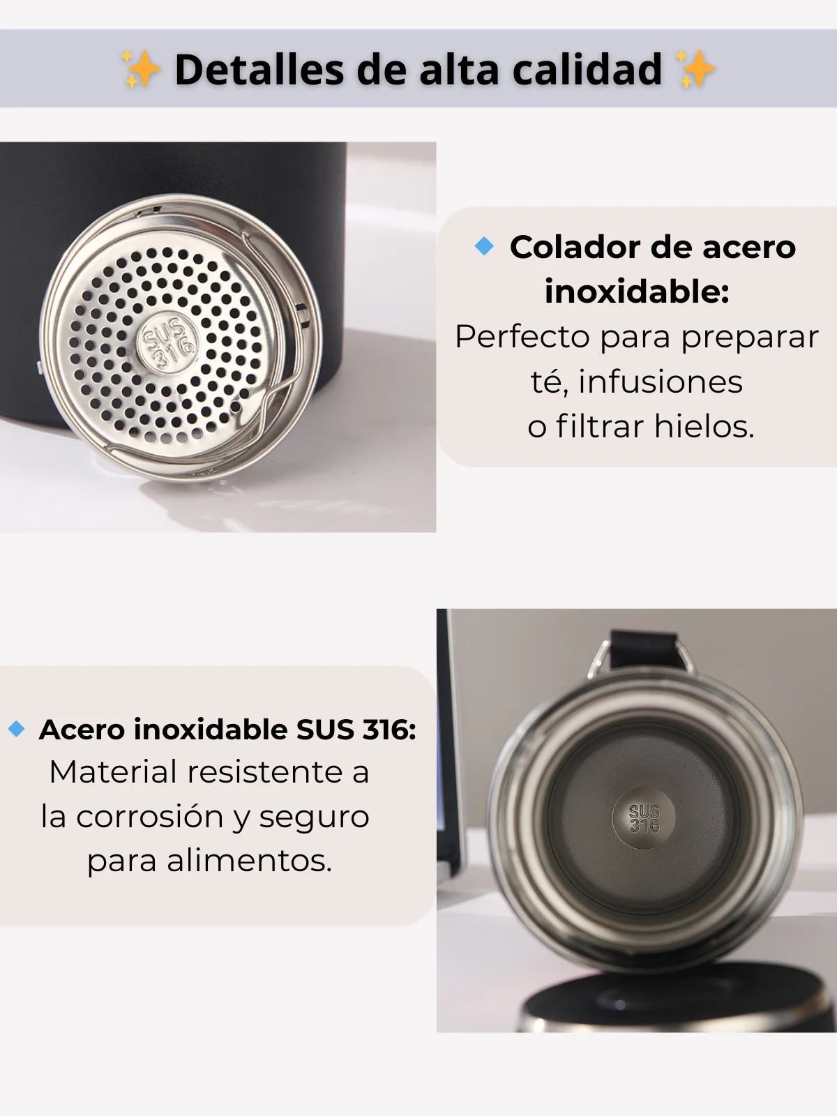 ترمس من الفولاذ المقاوم للصدأ Mb-48 - 1000 مل، معزول بالفراغ، تصميم أنيق ومضاد للتسرب، زجاجة حرارية،