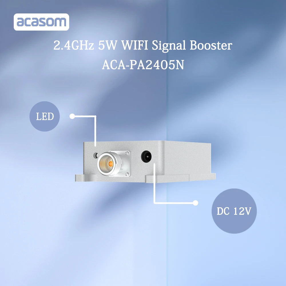 Imagem -06 - Extensor Wi-fi Módulo 2.4ghz 5w Amplificador de Sinal Wi-fi sem Fio Impulsionador Roteador Wi-fi Extensor Gama