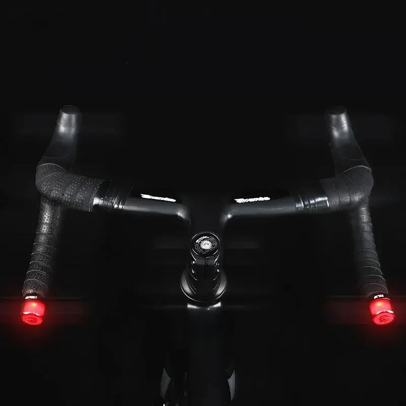 AliExpress ESLNF Bicycle Riding USB Charging Mountain Bike Handlebar Plug Lights Multi-function Warning Lights