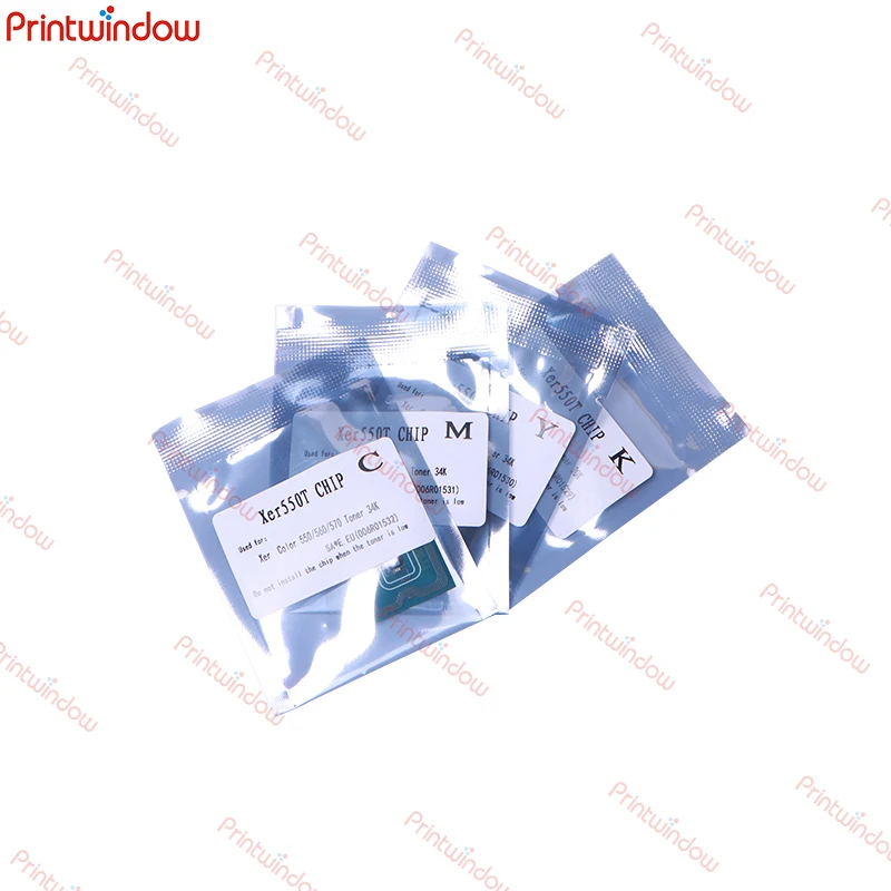 

Compatible with Powder Box Chip C/M/Y/K for Xerox 550 DC550 560 C60 C70 570 C9065 C9070 North American Edition