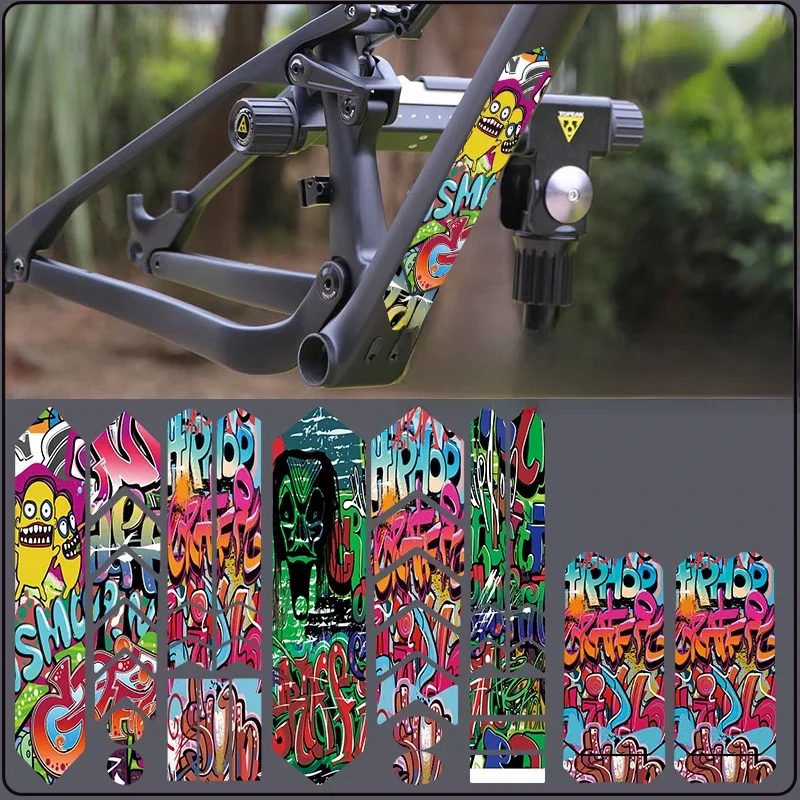 AliExpress NONE Bike Frame Sticker MTB Care Protection Chain Film Cycling Repair Scratch Decals Anti-Scratch Tape Bicycle Accessories Decorative
