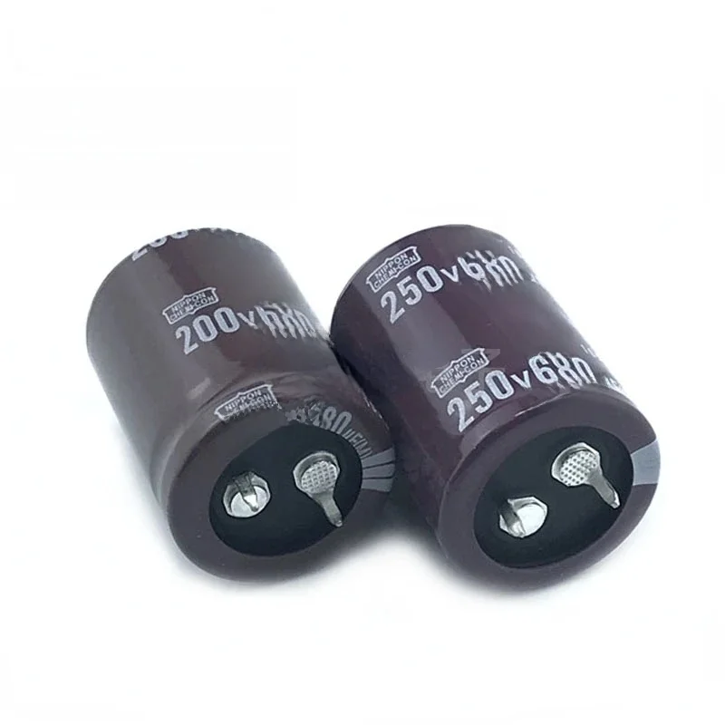 (1 SZT.) Kondensator 250V 680µF 680µF 200V 22X35/40/45/50 25X30/35 30X30mm Aluminiowy Kondensator Elektrolityczny NIPPON Capacitores — zdjęcie produktu 6
