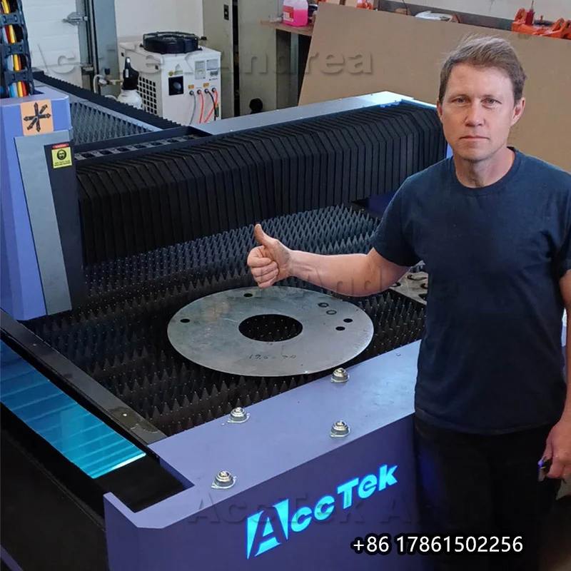 Máquina de corte a laser de alto desempenho 3000W Máquina de corte a laser de fibra CNC com corte de chapa metálica