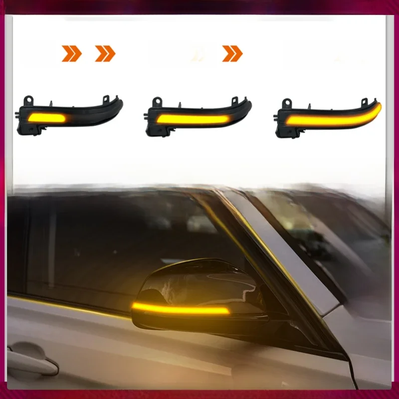 Pour BMW 1 2 3 4 X1 M série F20 F30 F34 F36 E84 F87 i3 dynamique noir clignotant LED lumière de rétroviseur séquentielle
