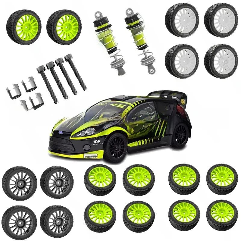 Corolla Xts-F10 Rally Auto Originele Accessoires Wielnaaf Band Leer Koolstofvezel Band Adapter Schokdemper Groepsschroeven - afbeelding 2