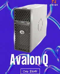 АКЦИЯ: КУПИТЕ 3, ПОЛУЧИТЕ 2 БЕСПЛАТНО – Майнер Canaan Avalon Q 90TH/s ASIC – малошумная установка для майнинга BTC с регулируемой мощностью 800–1674 Вт