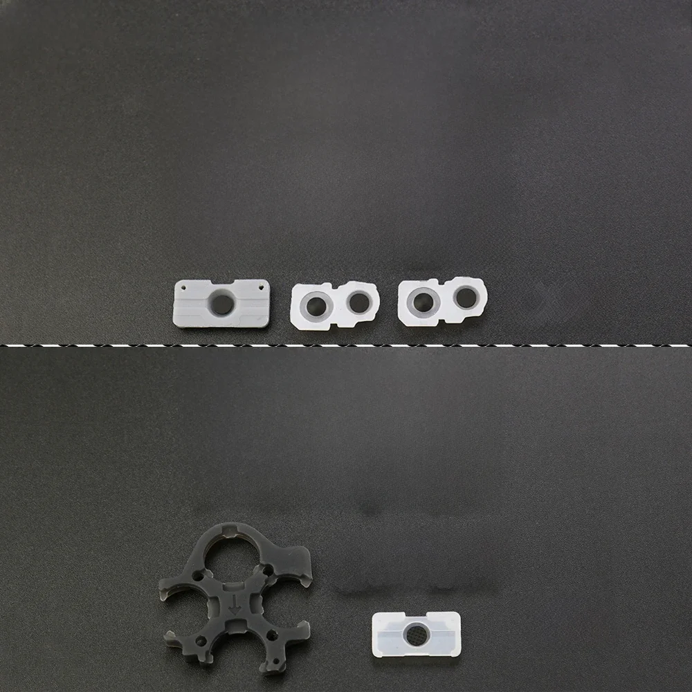 JCD 1 ensemble de claviers de boutons adhésifs en caoutchouc conducteur en Silicone pour PS5 1.0 2.0 V1 V2 BDM-020 accessoires de manette de jeu de contrôleur