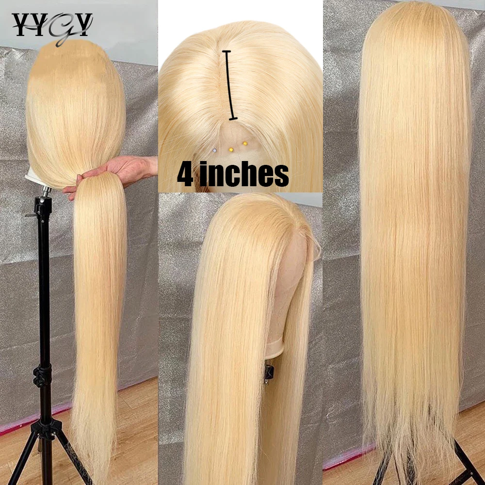 613 honig Blonde Spitze Front Menschenhaar Perücken Für Frauen Menschliches Haar Brasilianische Gerade Haar Perücken 13x4 HD transparent Spitze Vorne Perücke