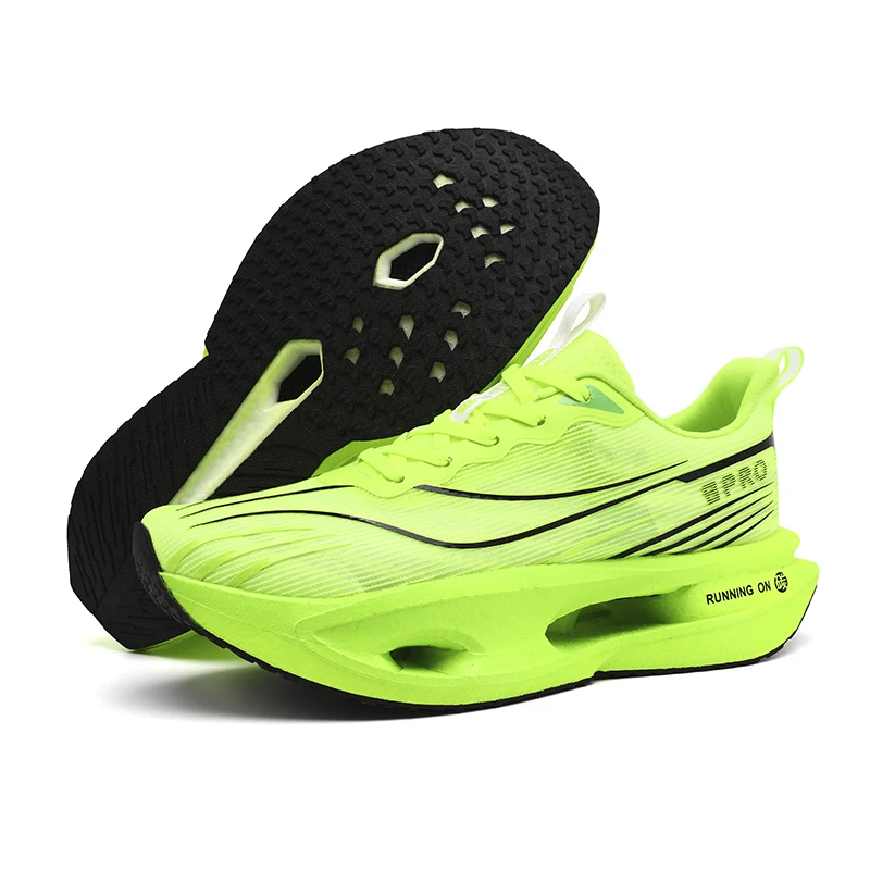 Carbon Plate Men Running Shoes Marathon Athletic Race Sports Outdoor Breathable Lightweight Comfortable Women's Casual Sneakers