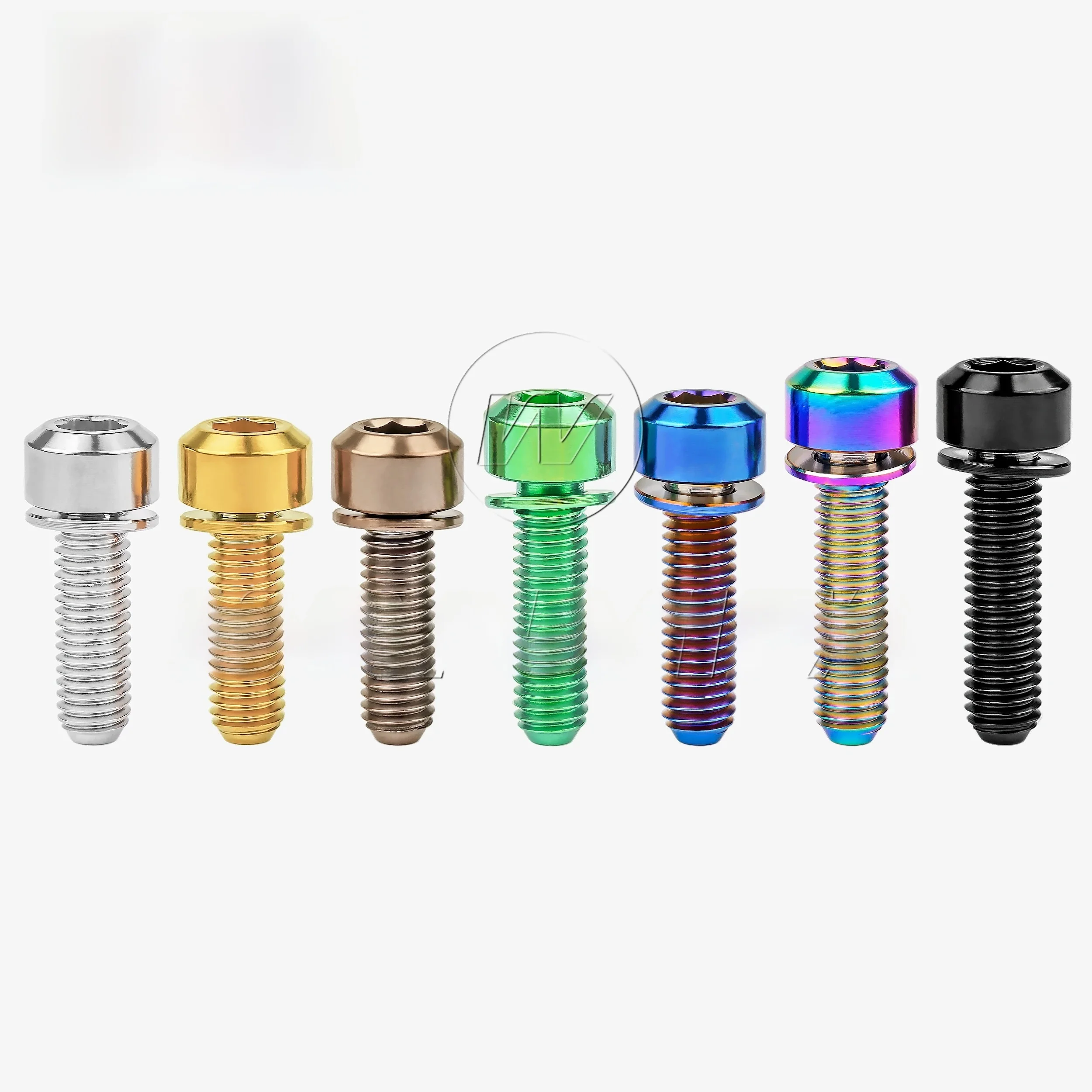 AliExpress Wanyifa Titanium Bolt M5x16mm M5x18mm M5x20mm Socket Head Screw with Washer for Bicycle Stem