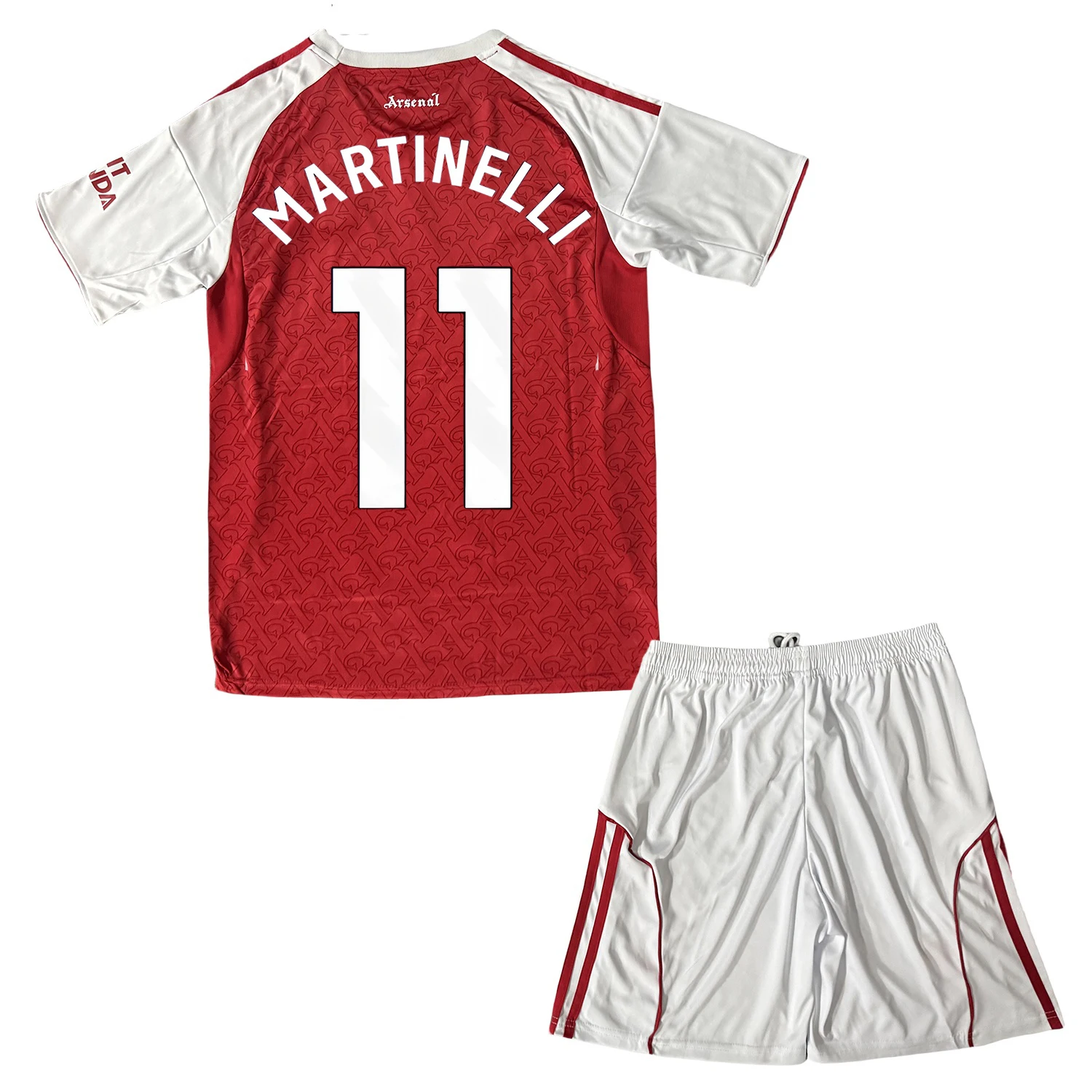 

25-26 Mens/Kids New Activewear ARS Soccer #11 Martinelli Jerseys Fashion Sports T-Shirt Red