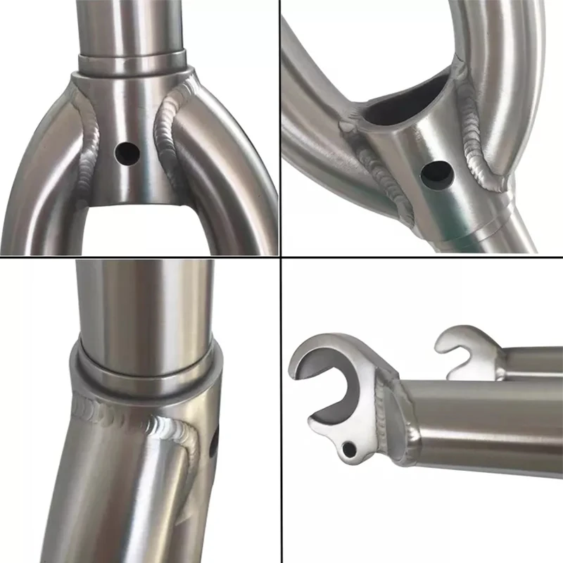 شوكة أمامية للفرامل على شكل حرف C مثبتة على مسطح، ملحقات دراجة الطريق من التيتانيوم، دراجة الحصى، الإصدار السريع، مستلزمات الدراجات6