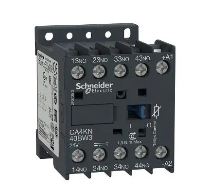 

CA4KN31BW3 CA4-KN31BW3 CONT 3F+1O BC VIS 24V DC 3NO+1NC | 24VDC Tesys CAK control relay