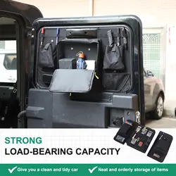 Car Armrest Box Storage Compartment Organiser Bag,Oxford Cloth,For Land Rover Defender 90 110 130 2009-2018,Auto Part Accessory