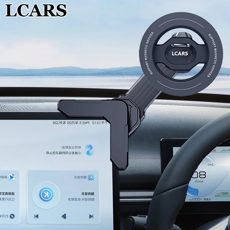 Autotelefonhalter, drehbare magnetische Stützhalterung, Tesla Model Y Model 3, New Energy Car Center Control Screen Dedicated
