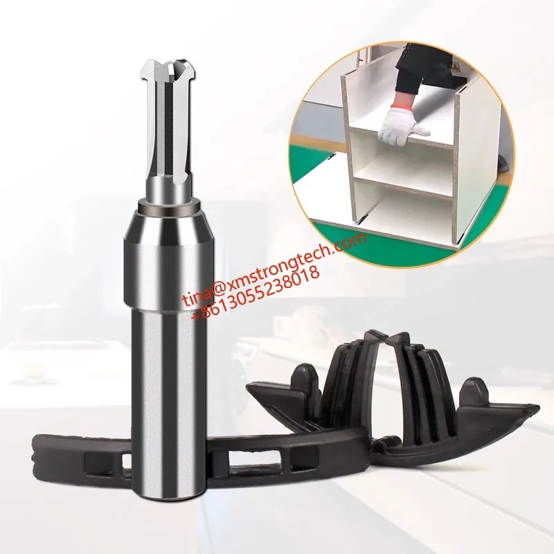 LIVTER Lamino 3 Wings Invisible Knife Cabinet Wardrobe Quick Installation Crescent-shaped Fastener Slotting Knife Three-in-one