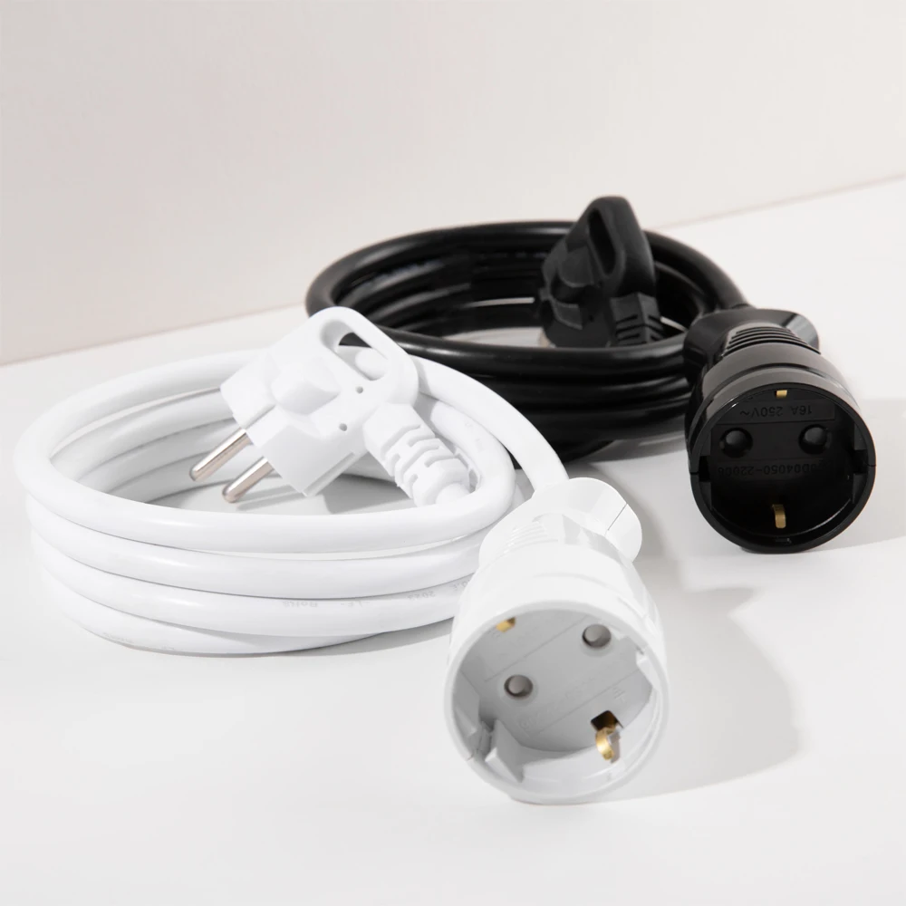 1-Outlet high capacity multi-tap domestic 4000w electric extension power strip (round) air conditioner high capacity multi-socket