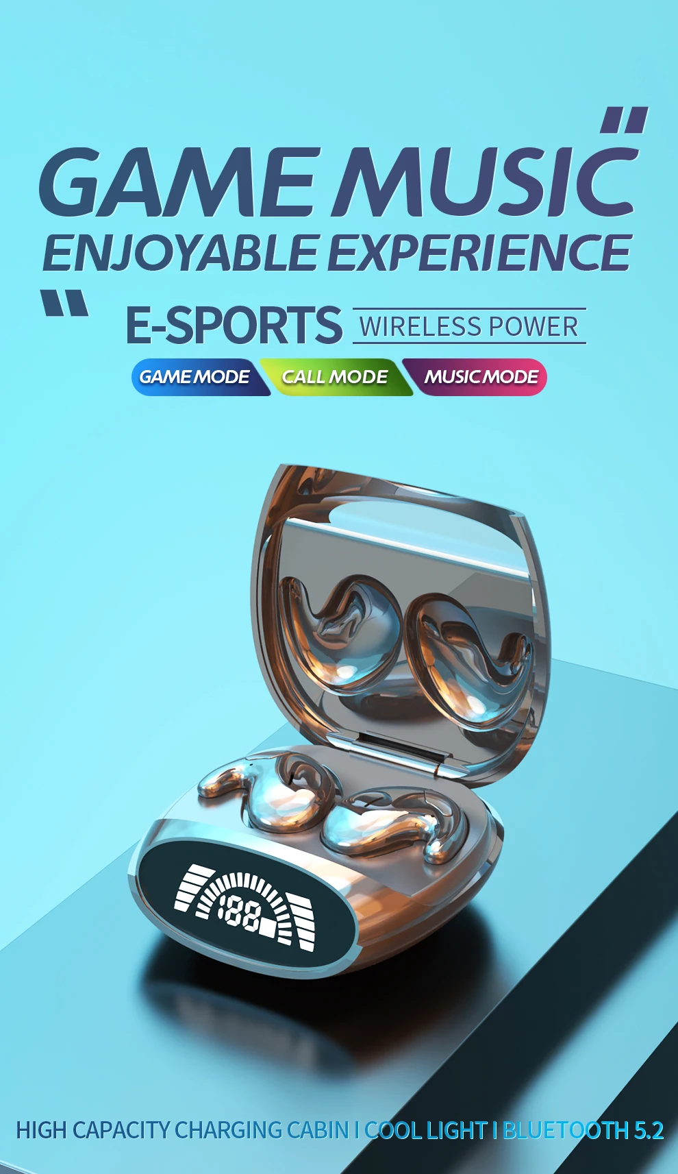 2025 Newest Sleep Invisible Earbuds Tiny Mini Headphones Hidden Noise Cancelling TWS Wireless Headsets Sports Stereo Bluetooth