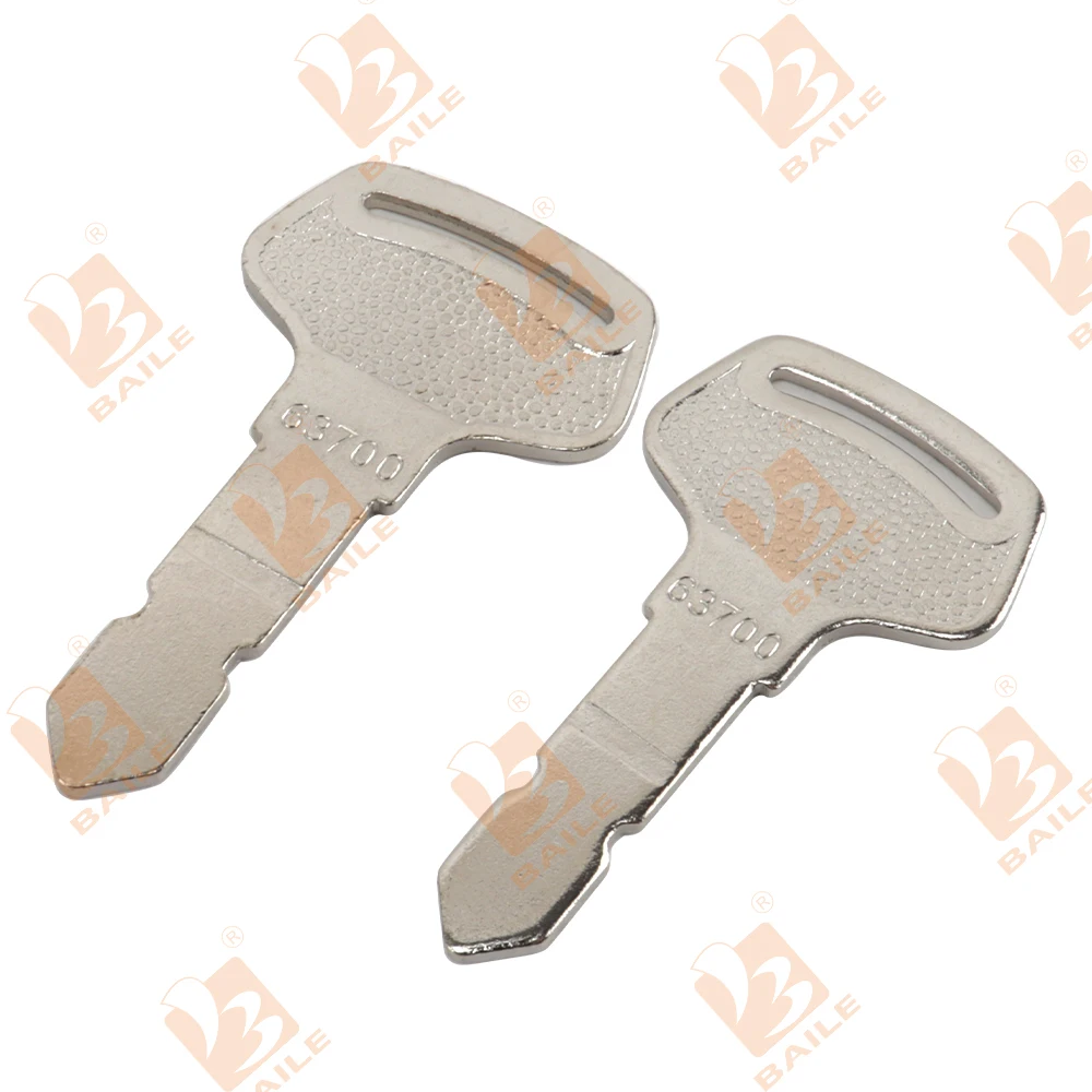 10PCS Lgnition Keys 15248-63700 for Kubota B Series Tractor Case & New Holland