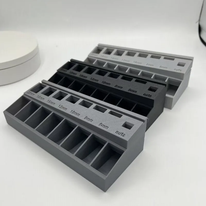 M3 Bolt Screw Length Sorter Tray Nuts Organizer Metric Screws Measuring Gauges Hardware Fastener Storage Box Hardware Tools