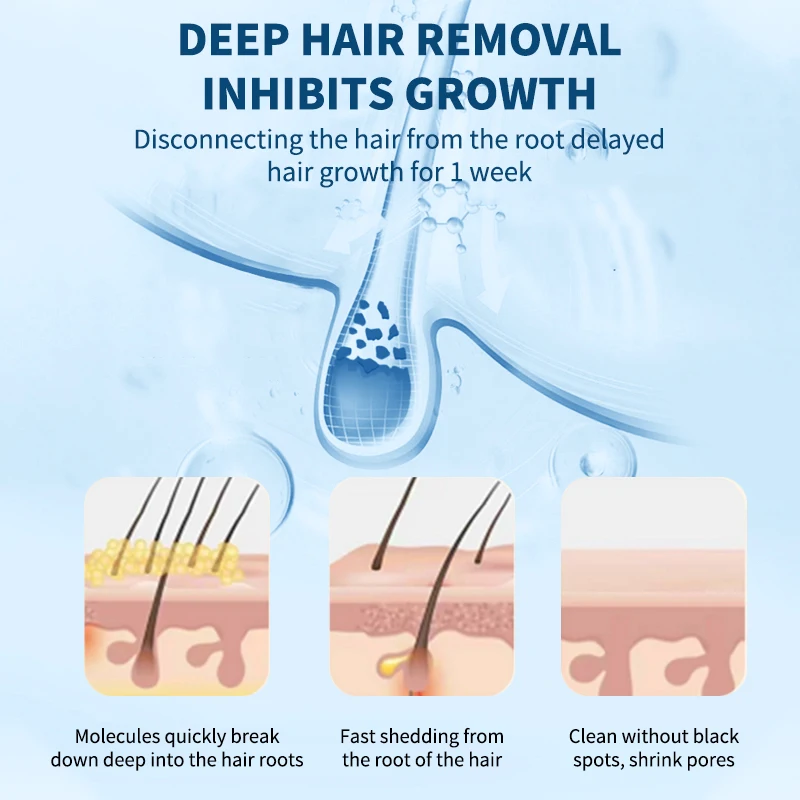 Ocheal 100g Hair Removal Cream Quick Hair Removal Cream Painless Body Liquid Leg Arm Private Hair Removal Inhibitor Women Men