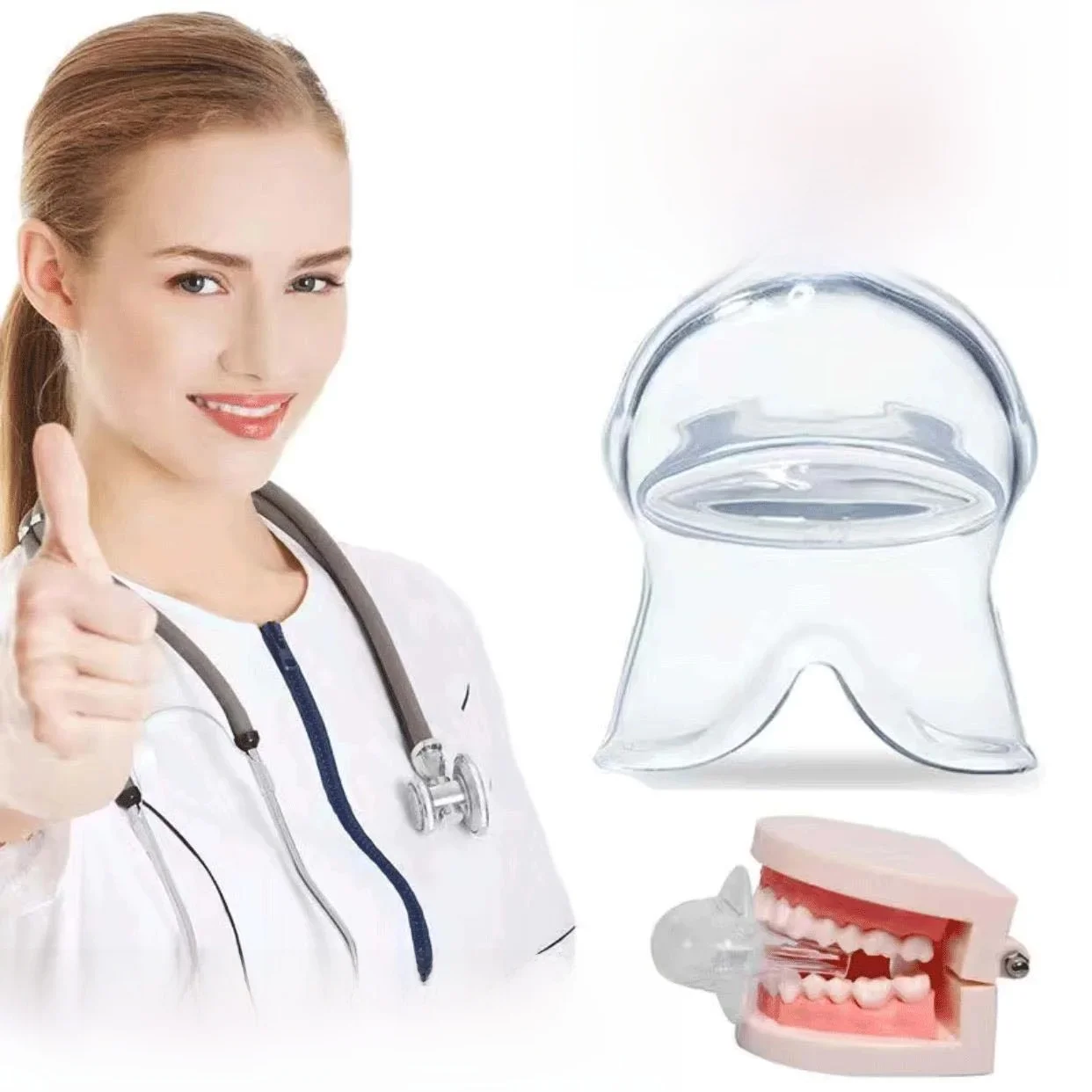 Dispositif médical Anti-ronflement en Silicone, aide à l'apnée, retenue de langue, embout Anti-ronflement, bouchon anti-ronflement