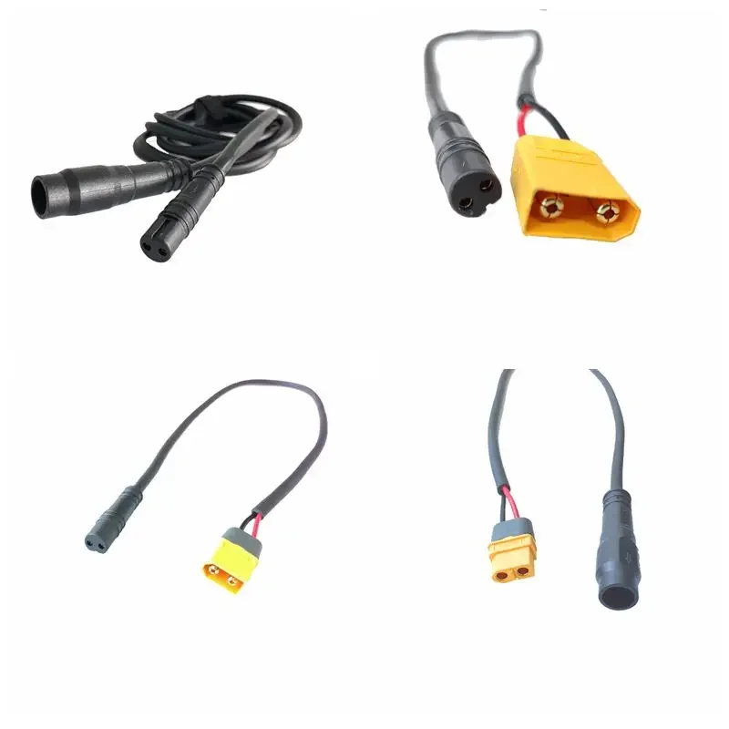 AliExpress NONE Z215A Battery Connector 2 pin Male&Female Extension Cable for Bafang motor BBS power port E-bike waterproof