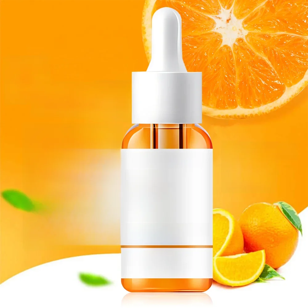 Vitamine C Essence pour le visage acide hyaluronique peau foncée éclaircir sérum estompe les ridules hydratant réparation sérum terne visage soins de la peau