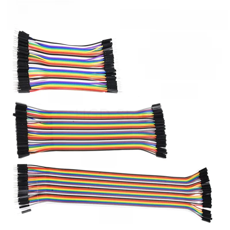 Câble Dupont pour Ardu37, kit de bricolage, 10cm 20cm 30cm, mâle à mâle + femelle à mâle + femelle à femelle