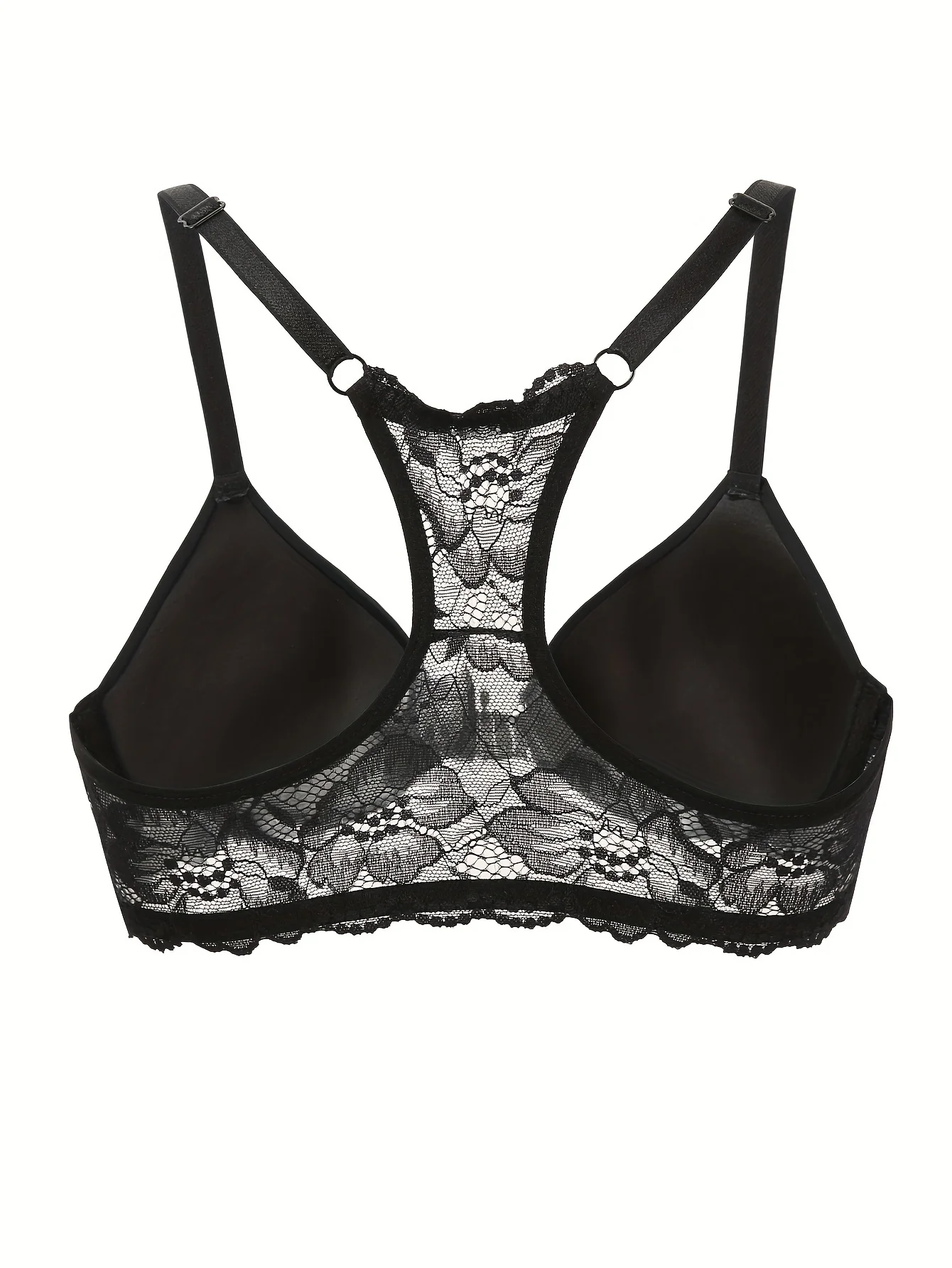 Reggiseno da donna sexy con scollo a V profondo con bottoni sul davanti, bella biancheria intima posteriore in pizzo, reggiseno push-up, comodo, bello, intimo da donna