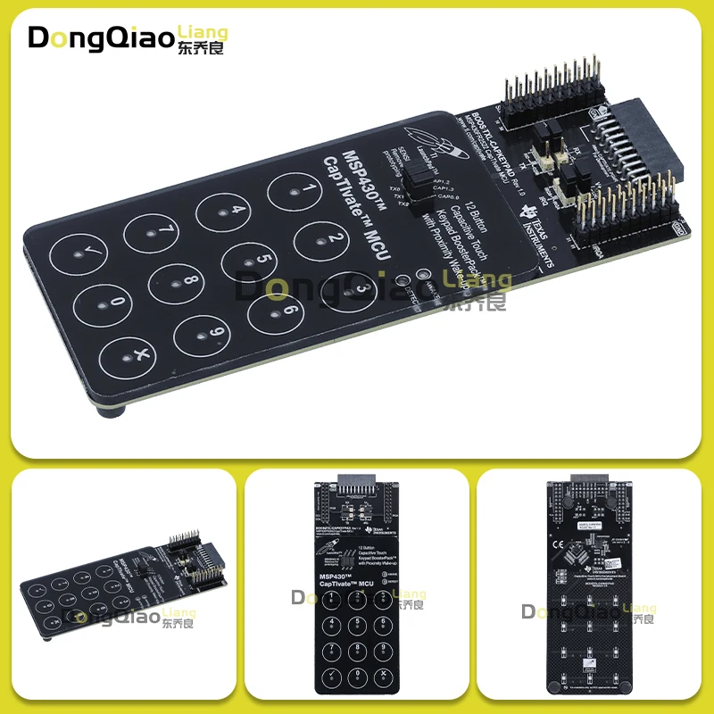 For the BOOSTXL-CAPKEYPAD MSP430 MCU touch-sensitive keypad BoosterPack add-on module