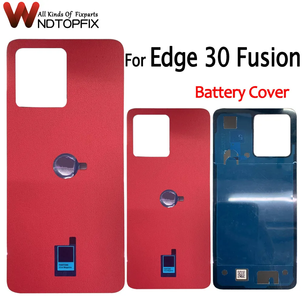 

6.55" For Motorola Edge 30 Fusion Back Cover Panel For Moto Edge 30 Fusion Battery Cover Housing Door Rear Case Phone Replace