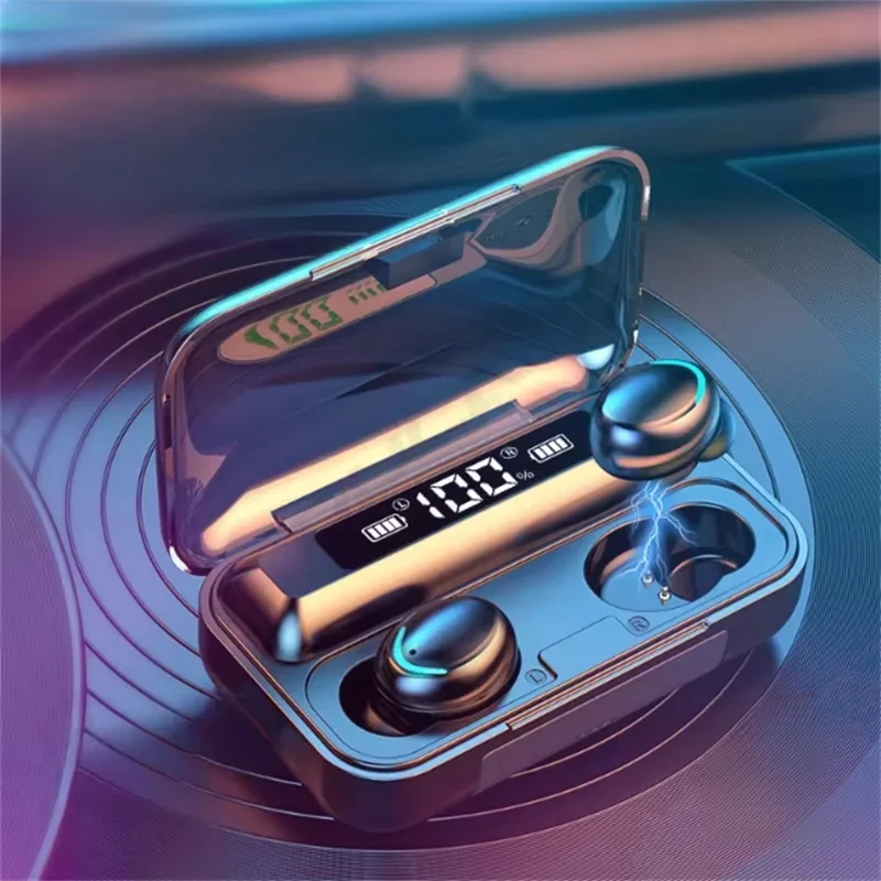 Nouveau F9 Bluetooth casque 9D stéréo haut basse Sport écouteurs mains libres contrôle tactile Tws sans fil écouteurs étanche casque