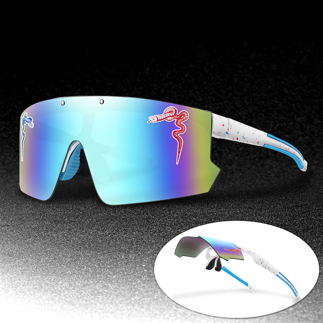 AliExpress PIT VIPER Flip Cycling Sunglasses Offs Men Women MTB Cycling UV400 Glasses Mountain Bicycle Goggles Eyewear