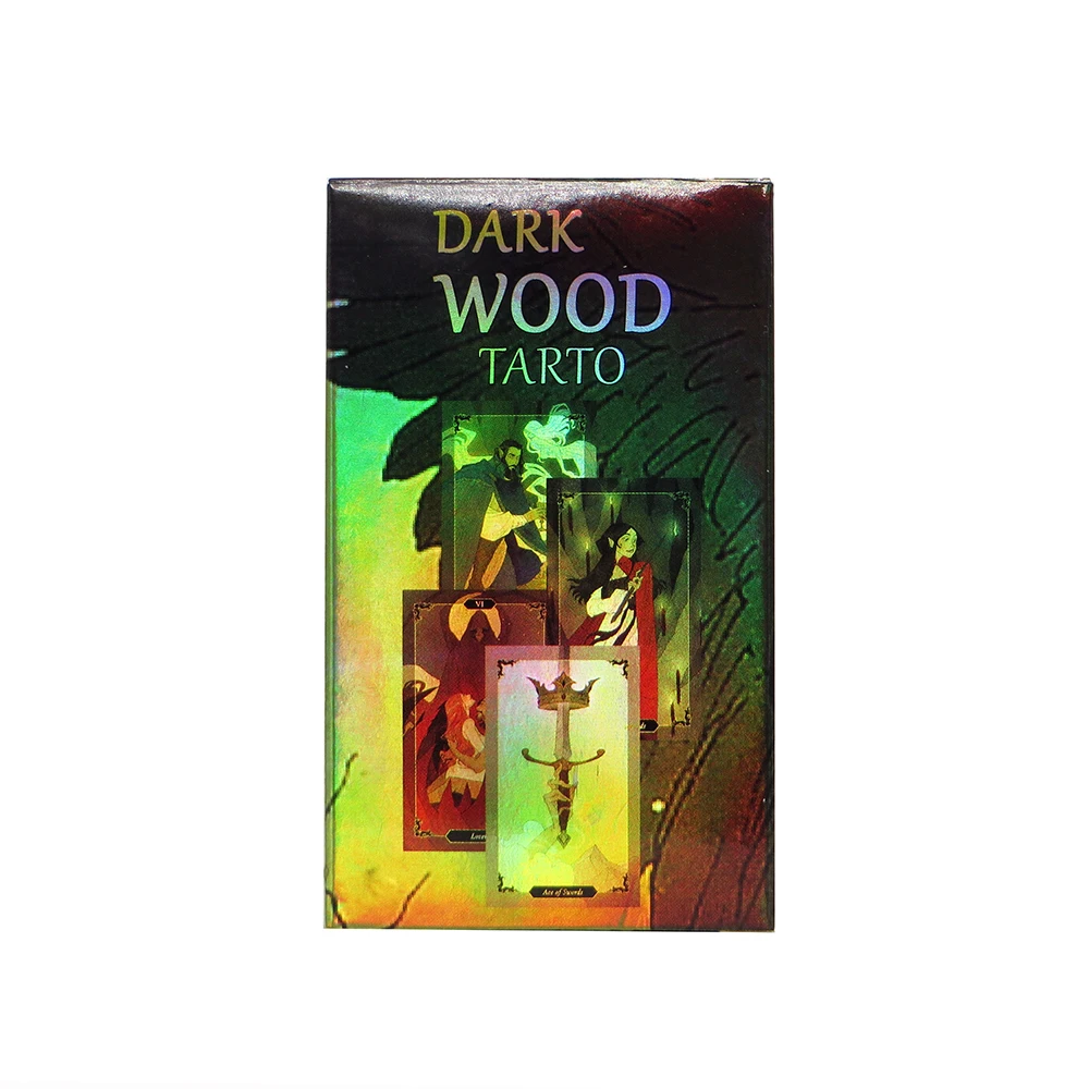 The Dark Wood Divination Tarot Cards for beginners and PDF Guidbook .games Fate Divination Cards