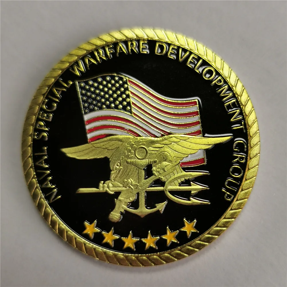 Navy Seal Team Six Naval Special Warfare Development Group Challenge Coin