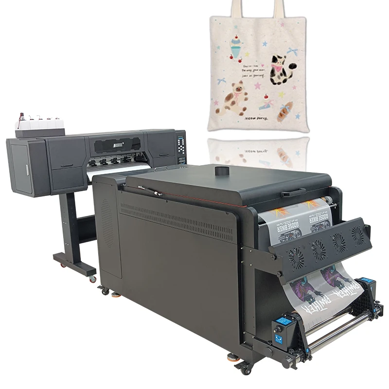 

Four printhead i3200A1 A1 pet flim dft printer st-604 60cm printwidth pigment ink type cmyk white multicolor maintop software