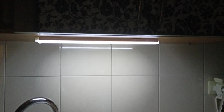 Wireless LED Night Lights Motion Sensor Lights Closet Kitchen Night Lights Bedroom Detector Light Cabinet Staircase Backlit photo review